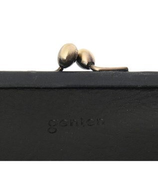 genten トスカ 口金長財布 ネイビー