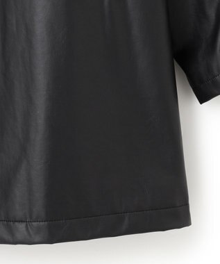 J.PRESS MEN 【プロテインレザー】ステンカラーコート ブラック系