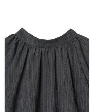 Green Parks ・ＡＮＤ　ＳＥＡＲＣＨ　バックリボンブラウス Charcoal Gray