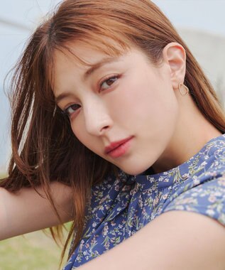 Tiaclasse 【金属アレルギー対応】ティアドロップサークルピアス ゴールド