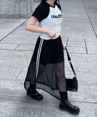 WEGO シャーリングラグラントップス ホワイト