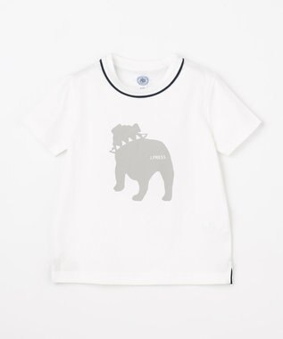 J.PRESS KIDS 【100-130cm】 バックブルTシャツ オフホワイト