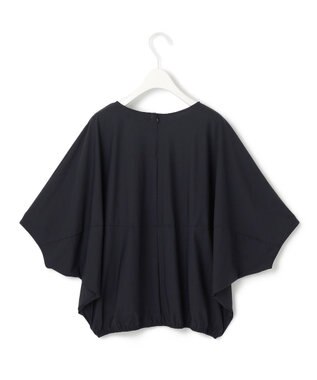 ICB L 【UVカット・接触冷感・速乾・洗える】マットスキューバ ドルマンスリーブプルオーバー ブラック系