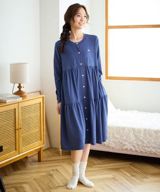 tsumori chisato SLEEP ツモリチサト ワンピース 長袖 ルームウェア 綿混(本体) レディース UNX555 /ワコール