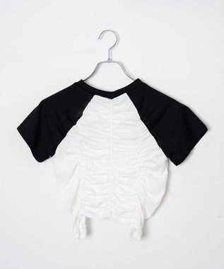 WEGO シャーリングラグラントップス ホワイト