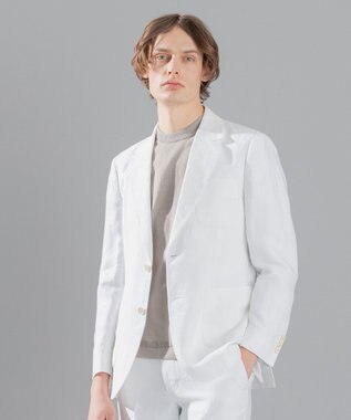 JOSEPH HOMME BELGIUM LINEN TROPICAL JACKET ホワイト系