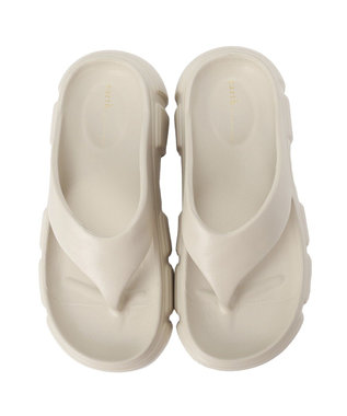 earth music&ecology EVAトングサンダル Beige