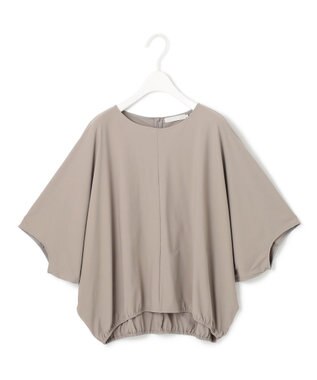 ICB 【UVカット・接触冷感・速乾・洗える】マットスキューバ ドルマンスリーブプルオーバー クリームブラウン系