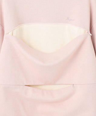 ANY SIS 【貴島明日香さんコラボ】ラメ裏毛猫トレーニャー ペールピンク