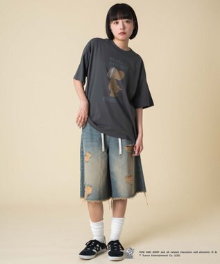 WEGO 【新柄追加/ユニセックス着用アイテム/SMLサイズ展開】TOMandJERRYグラフィックT（S） 柄6