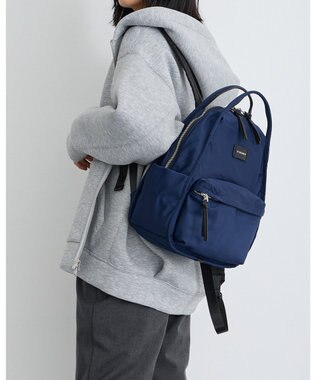 MioFIRANO はっ水軽量ナイロンオーバルハンドルリュック　FIRANO フィラノ NAVY