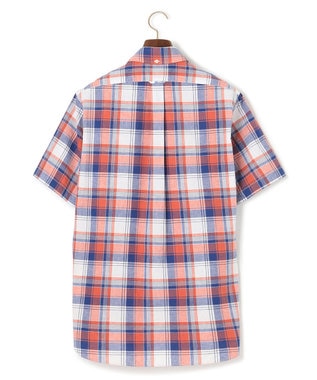 J.PRESS MEN 【WEB・一部店舗限定】コットンリネンチェック シャツ/B.D オレンジ系4