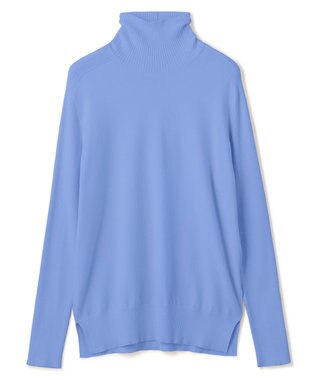 BEIGE， 【S-size】WILLOW / ハイネックニット Sax