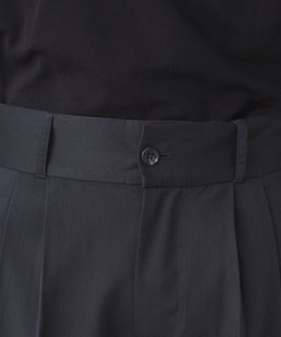 WEGO 【ユニセックス着用ITEM】ワイドストレートスラックス ダークグレー