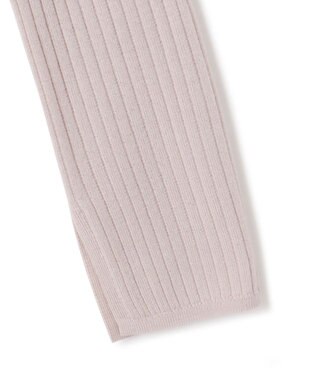 23区 【洗える】ウーステッドウール リブ ニット ベージュ系