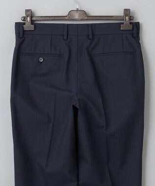 GOTAIRIKU 【オールシーズン対応】WOOL×POLYESTER ライトウェイト スーツ（ネイビーストライプ） ネイビー系1