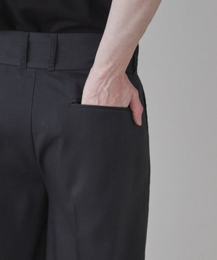 WEGO 【ユニセックス着用ITEM】ワイドストレートスラックス ダークグレー