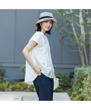 林八百吉商店 e-zoo MIXED WASHI HAT 黒和紙MIX