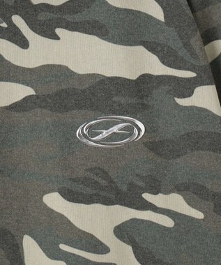 WEGO 【ユニセックス着用ITEM】パターンメタルワンポイントプルパーカー 柄1