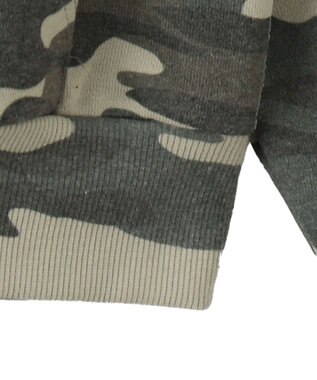 WEGO 【ユニセックス着用ITEM】パターンメタルワンポイントプルパーカー 柄1