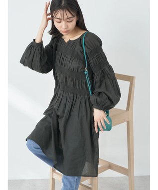 earth music&ecology シャーリングチュニック