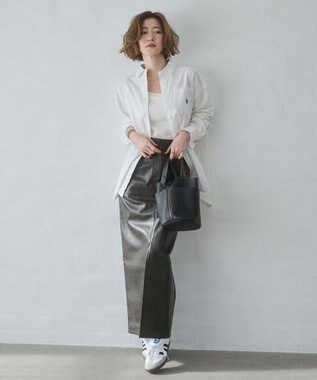 WEGO 【26年春新色登場★】USPOLOBIGシャツ ホワイト