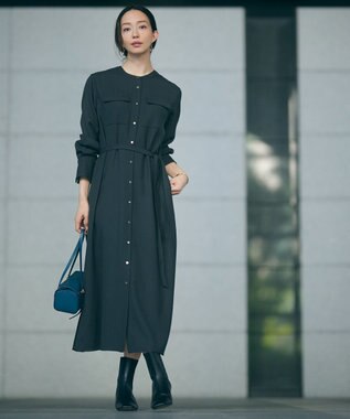 23区 ORSETTO PIAZZA スクエア ハンド バッグ ダークグリーン系