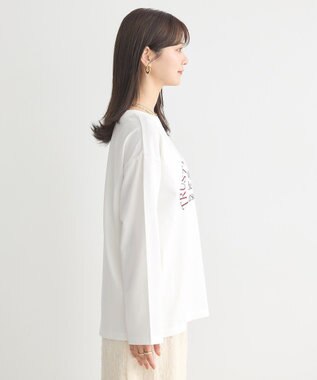 earth music&ecology 【綿100】アソートグラフィックロンＴＥＥ White