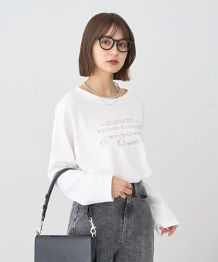 earth music&ecology 【綿100】アソートグラフィックロンＴＥＥ Off White