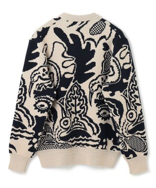 JOSEPH HOMME 【HIGH GRADE LINE】フォークアートジャガード　クルーネックニット アイボリー系5