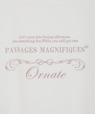 earth music&ecology 【綿100】アソートグラフィックロンＴＥＥ Off White