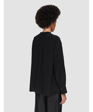 JOSEPH ニューCDC　オープンネックブラウス Black