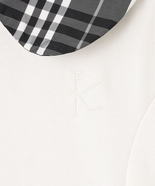 組曲 KIDS 【100㎝】チェックタフタドッキング ワンピース モノトーン系