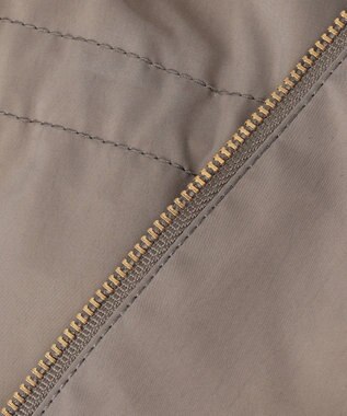 J.PRESS LADIES 【洗える・撥水】Artirosa ノーカラー ブルゾン ブラウン系