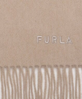 MOONBAT FURLA カシミヤ100%無地マフラー/幅30cm ベージュ
