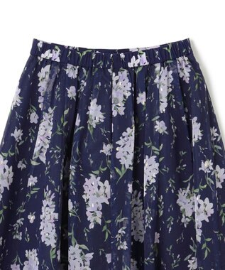 TOCCA 【洗える】MIMOSA IMPRESSION スカート ネイビー系
