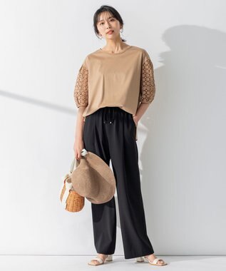 23区 【WEB限定】ツイスト ベルト サンダル ホワイト系