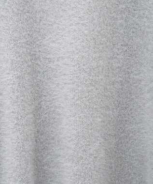 earth music&ecology ミニラメシャギーカーディガン Light Gray