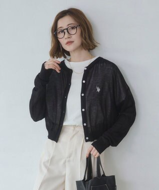 WEGO U.S. POLO ASSN.別注 シアーカーデ ブラック