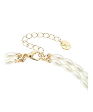 AMERICAN HOLIC ナツメパール２連＆メタルコイン３ＷＡＹネックレス Gold