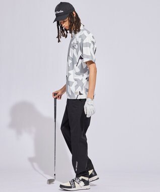 PW CIRCULUS 【MEN】ＤＯＶＥ柄モックネック ゴルフ グレー系5