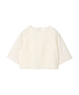 Green Parks ｅｆ－ｄｅ　レースブラウス White