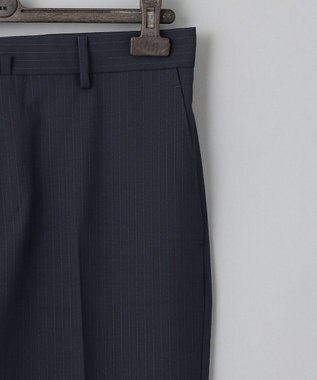 GOTAIRIKU 【オールシーズン対応】WOOL×POLYESTER ライトウェイト スーツ（ネイビーストライプ） ネイビー系1