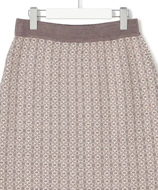 J.PRESS YORK STREET 【WOMEN】ANTI PILLING  JACQUARD スカート ブラウン系5