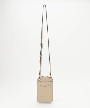 LA BAGAGERIE レザーステッチ　マルチポシェット アイボリー