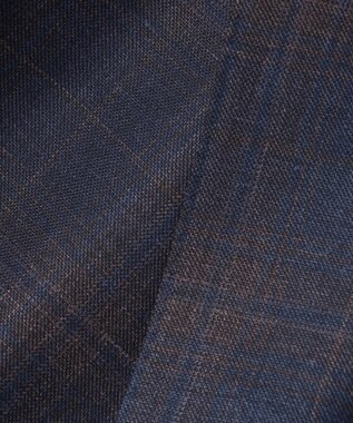 GOTAIRIKU 【REDA】TIMELESS HARMONY ジャケット_ネイビー×ブラウン ネイビー×ブラウン チェック