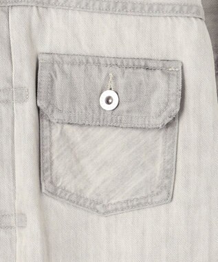 uncrave 【upper hights×uncrave】THE LOOSE JEAN JK デニムジャケット ホワイトスモーク