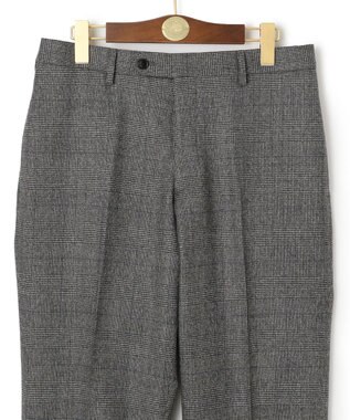 J.PRESS MEN 【TREATMENT WOOLストレッチ】グレナカートチェック スラックス ネイビー系4
