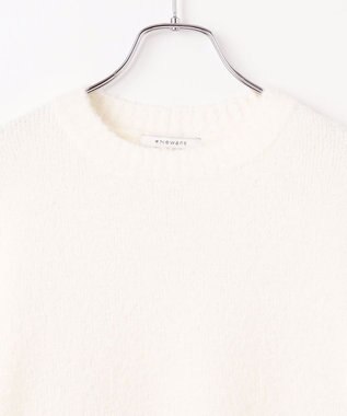 #Newans 【洗える】フレアシルエットチュニックニット ホワイト系