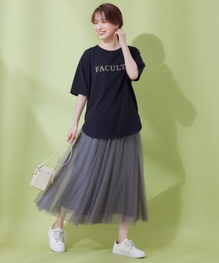 ANY L アソート半袖ロゴTシャツ ブラック